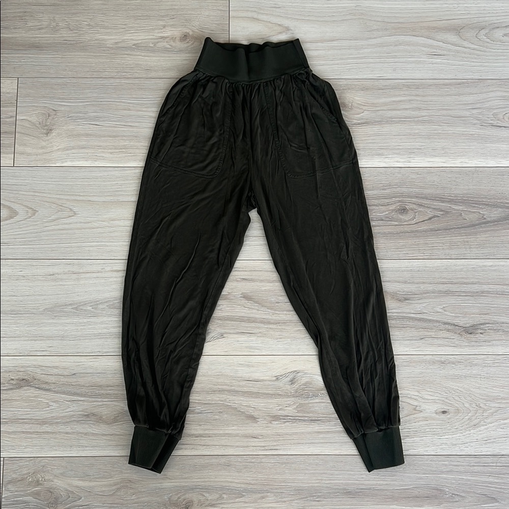 Theory Olive Track Pants